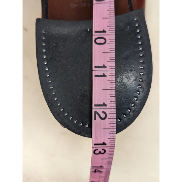 Vintage Mens Ambassador Sparta Monk Strap Dress Shoes Brown Leather England 12C